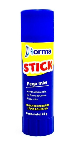 Pegante En Barra Norma 22 Gr. Stick X 2 Uds