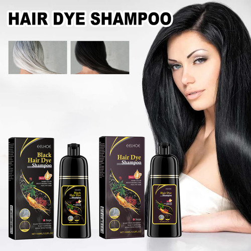 Shampoo Con Tinte Cubre Canas Natural Jengibre -negro100ml*2