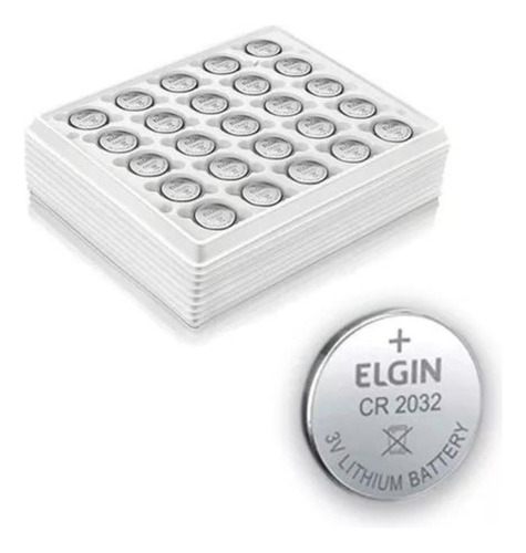 500 Baterias Pilhas Moeda Cr2032 3v Elgin