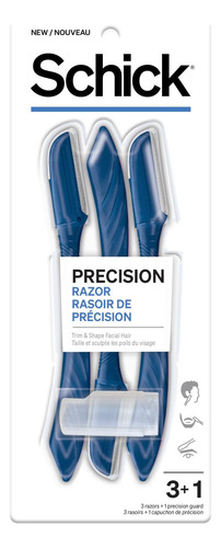 Bordes Desechables Razor Schick Precision Para Hombre, 3 Uni
