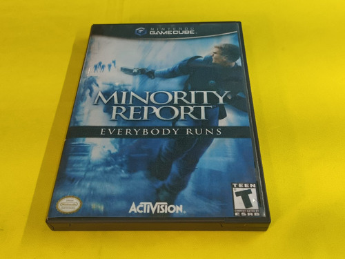 Minority Report Everybody Runs Gamecube *portada Custom*