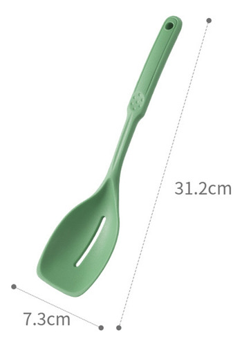 Cuchara De Cocina De Silicona J9, Antiadherente, Ranurada Y