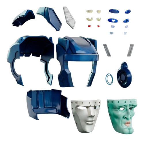 Casco Optimus Prime Adulto Azul Casco
