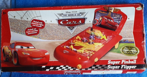 Imagen 2 de 4 de Pinball De Cars Con Luces Y Sonidos (requiere 4 Pilas C)