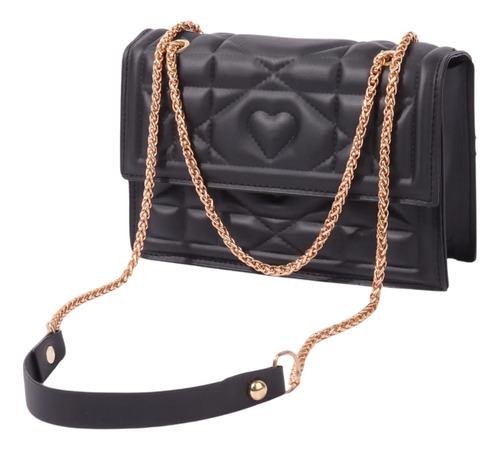 Mini Bag Cartera Little Heart Ecocuero Premium Importada