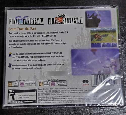 Final Fantasy Anthology Collector's Package (Usado)