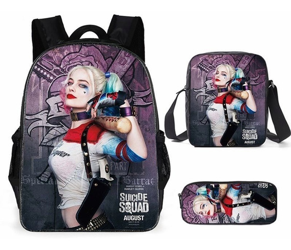 Mochilas Escolares Harley Quinn | MercadoLibre 📦