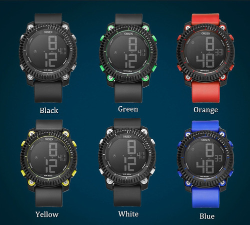 Reloj Digital Resistente Al Agua Numeros Grandes