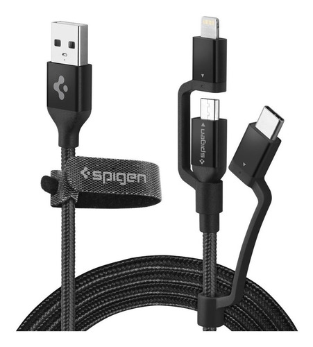 Cable Spigen Multipuerto Carga Rapida 3.0 Usb-c Light Micro