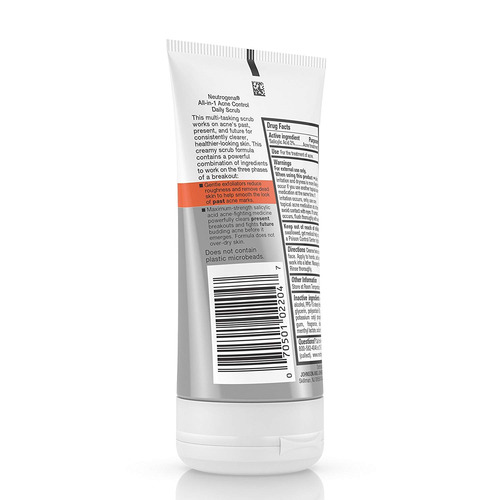 Neutrogena Todo-en-1 Control Del Acné Diaria Exfoliante Faci