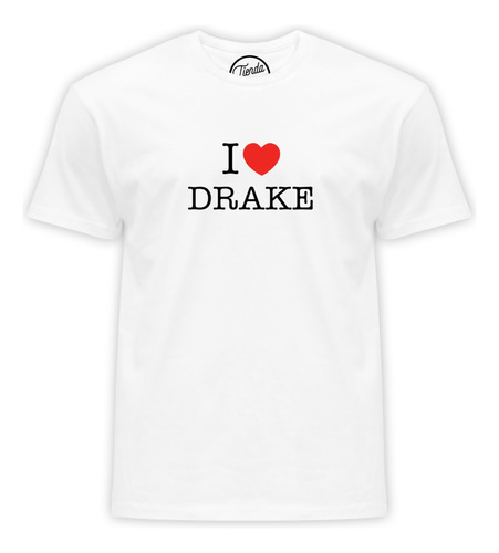 Playera I Love Drake Corazón Souvenir T-shirt