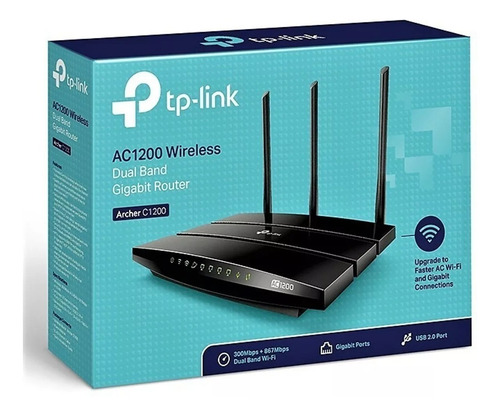 Tp-link, Router Gigabit Wifi Dual Band Ac1200, Archer C1200
