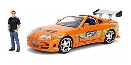 Jada Toys Fast & Furious Brian Y Toyota Supra, 1: 24 Escala 