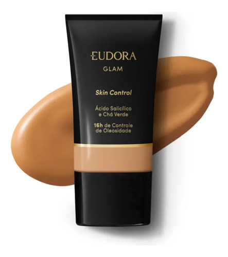 Base Líquida Skin Control Eudora 30ml - Tons Médio/escuro