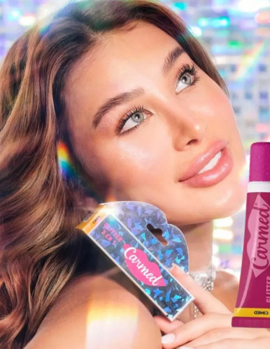 Kit Labial Carmed Oakberry Açai + Carmed 3 Em 1 Glitter