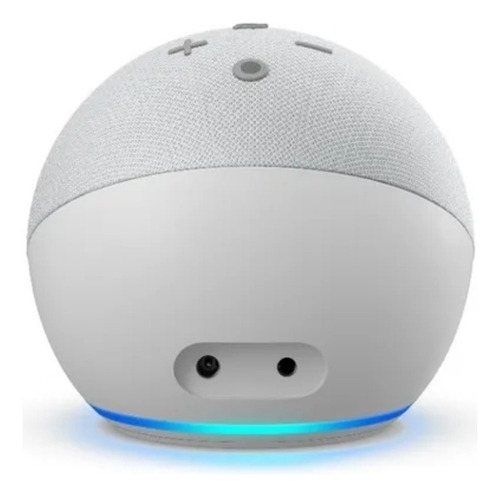 Echo Dot 4a Geração Com Alexa Relógio Amazon Bivolt Cor Bran Glacier White