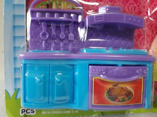 Set De Cocinita Para Niñas Juguete Cocina Económica