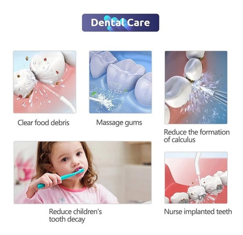 Imagen 7 de 10 de Irrigador Dental Water Bucal Dientes Blanqueamiento