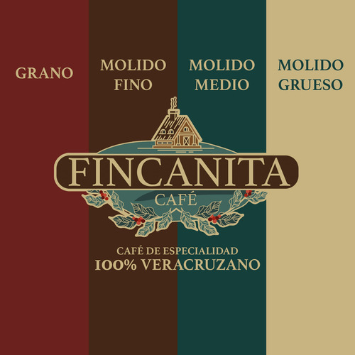 2 Pack Fincanita Café De Veracruz 2 Bolsa/250g Molido Grueso