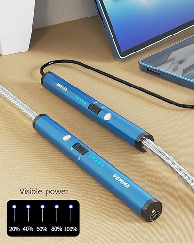 Encendedor Eléctrico 360° Recargable Usb P/viaje