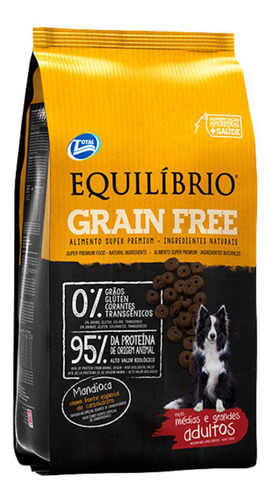 Alimento Equilibrio Grain Free Adulto Mediano Y Grande 1,5 K