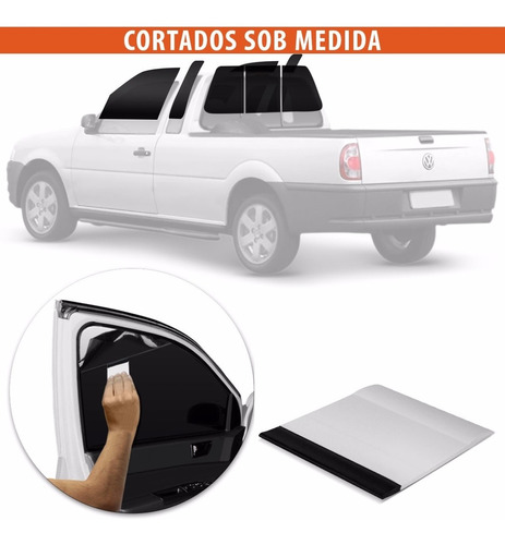 Insulfilm Película Cortada Para Vidros Saveiro G2 G3 G4