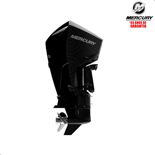 Motor De Popa Mercury 4t 225hp L Efi V6 Dts Preto Pes Física