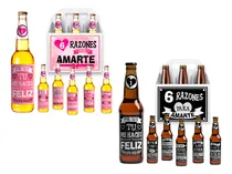 Comprar Etiquetas Cervezas 6 Razones Para Amarte 2 Kits Imprimibles