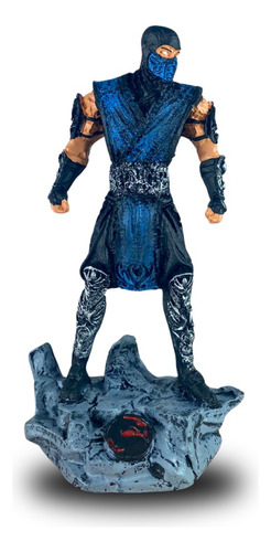 Sub Zero Boneco Estátua Coleção Mortal Kombat Resina 8032