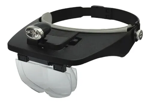 Lupa visera con luz led sales
