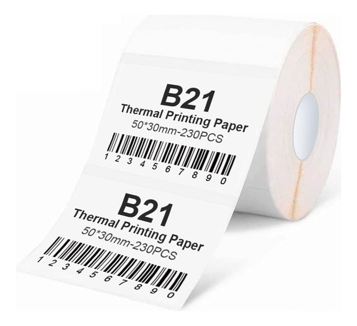 Papel Para Impresora Compatible Con Niimbot B21/b1/b3s