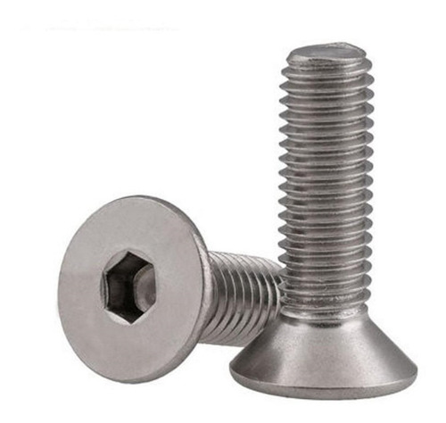 4pzs M4 X 20 Mm Tornillo Allen Cab Plana Inox. Pantalla Tv