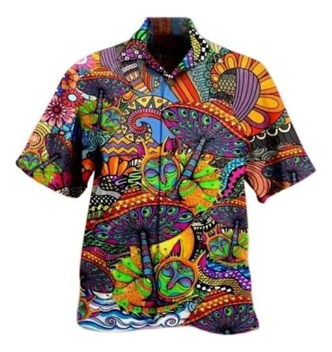 Camisas Hawaianas Para Hombre, Vestido De Vacaciones En La P