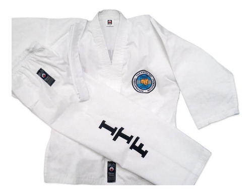 Imagen 1 de 6 de Traje Taekwondo Itf Dobok Shiai Talles 0a9 Acrocel Uniformes