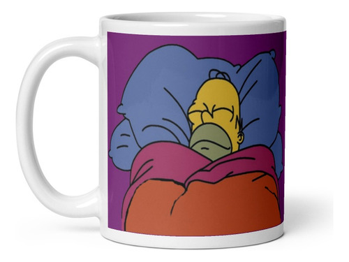 Taza De Ceramica Importada Simpson Homero Soy Un Pastelito