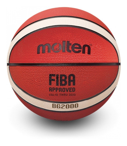 Imagen 1 de 2 de Pelota De Basquet Molten® Gr5 Vulcanizada Basket Ball Nº5