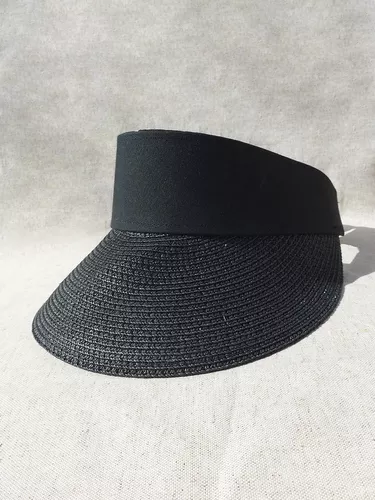 Visera De Rafia Ancha Mujer, Tendencia, Gorra Sombrero Playa