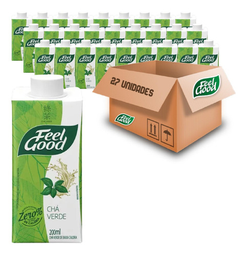 Kit Com 27und Chá Feel Good Verde Com Limão 200ml