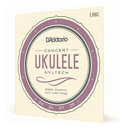 D'addario Ej88c Nyltech Concert Ukulele Strings