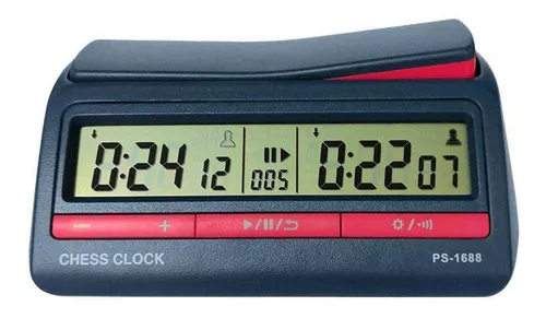Relógio De Xadrez Digital Portátil E Cronômetro De Jogo Cronômetro De  Competição. com o Melhor Preço é no Zoom