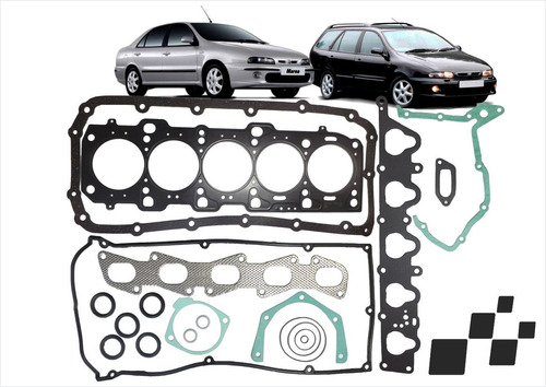 Junta Motor Fiat Marea Weekend 2.0 20v 1999 Em Diante