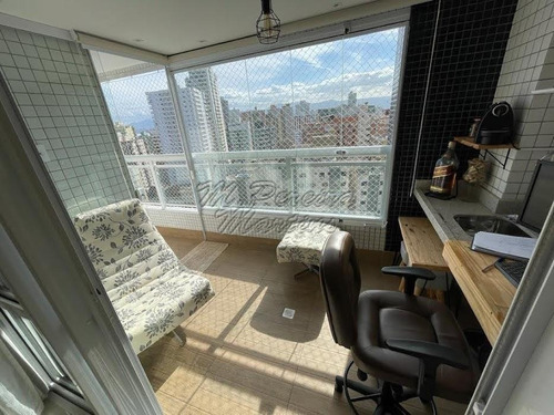 Imagem 7 de 27 de Apartamento 02 Suítes | Planejados Vista Mar | Terraço Gourmet - Andar Alto Excelente Ref.806
