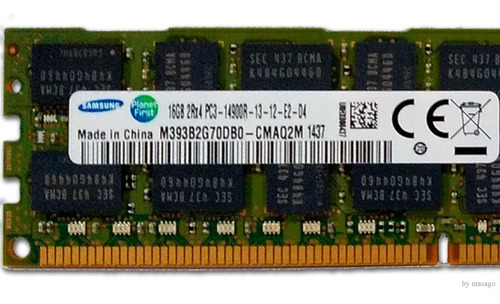 Imagen 5 de 6 de Memoria Hp 16gb Ddr3-1866 Pc3-14900 1x16gb Dimm Ecc E2q95aa