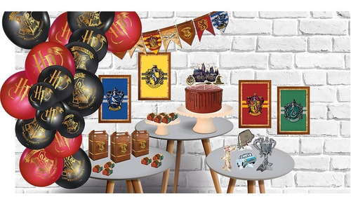 Festa Harry Potter - Kit Decorativo Só Um Bolinho