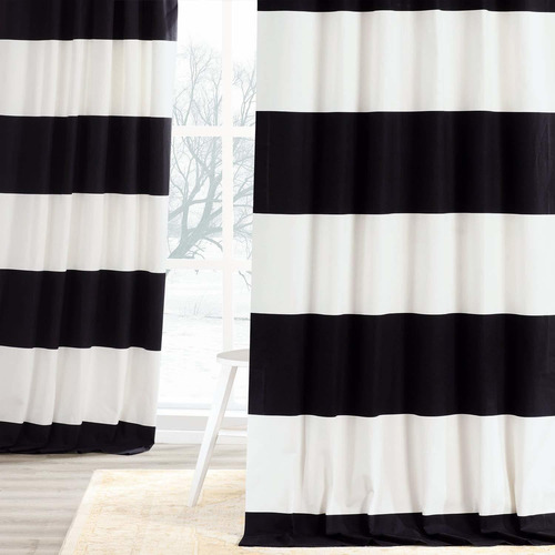 Half Price Drapes Prct-hs01-84 Cortinas De Algodón Con Dis.