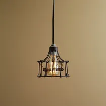 Comprar Lamparas Colgantes De Alambre Jaula Industrial Apto Led