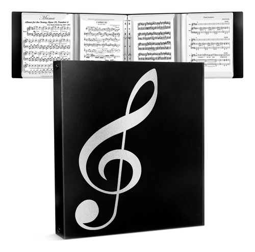 Carpeta De Partituras Musicales, Carpeta De Musica De 8.5 ×