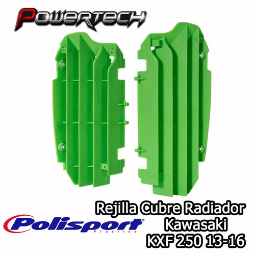 Rejillas Cachas Radiador Polisport Kawasaki Kxf 250 13 - 16