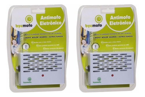Kit 2 Anti Mofo Aparelho Elétrico 220v Ácaro Fungos Bye Mofo
