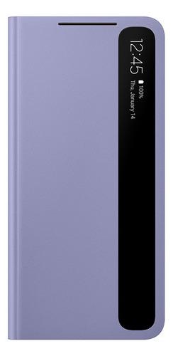 Para Samsung Galaxy S21ultra Smart Clear View Chip Case